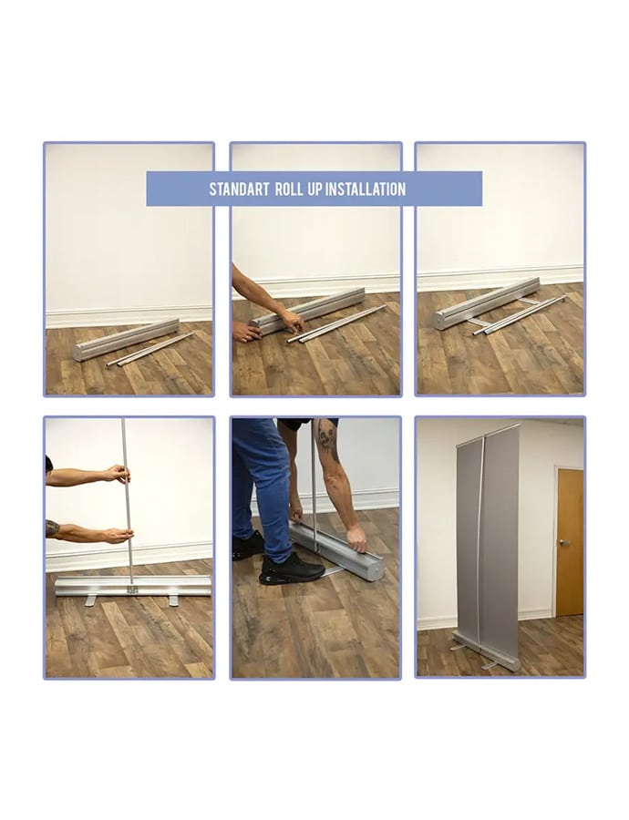 Restractable Roll Up Standard 33"